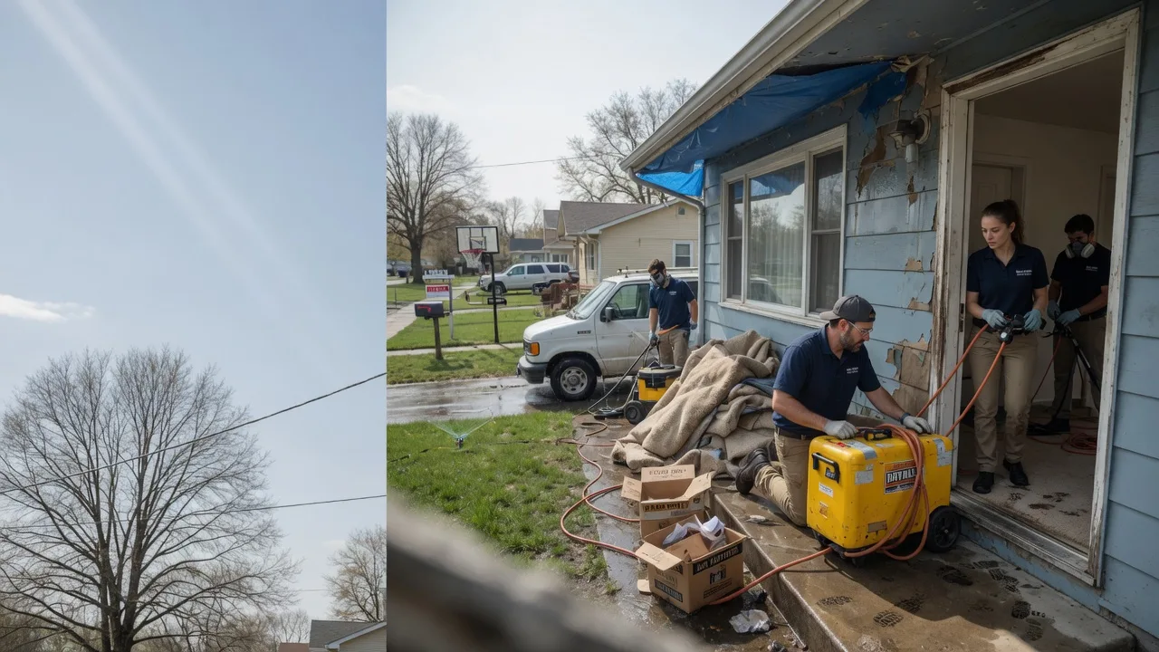 Basement Flood Cleanup in New Underwood, SD near me